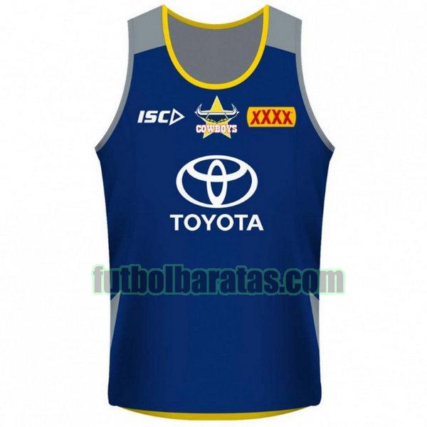 camiseta north queensland cowboys 2018 azul formación