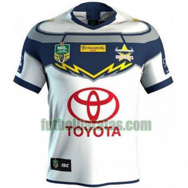 camiseta north queensland cowboys 2018 blanco segunda