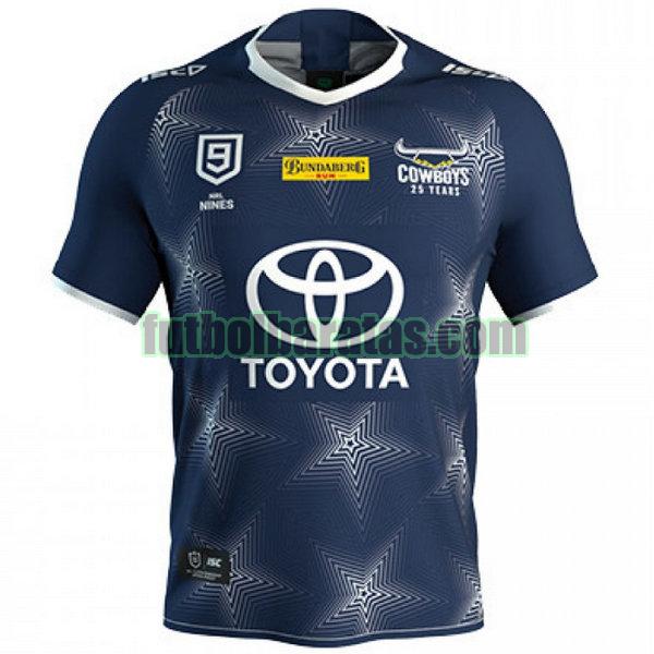 camiseta north queensland cowboys 2020 azul 9s