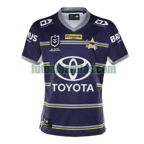 camiseta north queensland cowboys 2021 azul primera