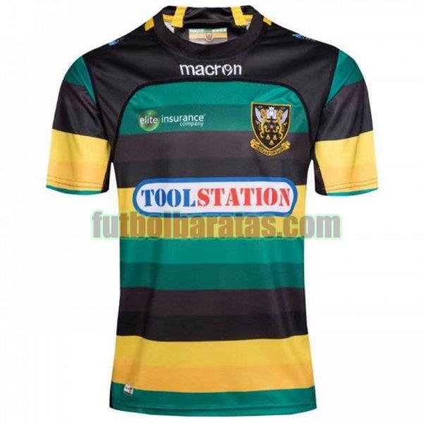 camiseta northampton saints 2017-2018 negro primera