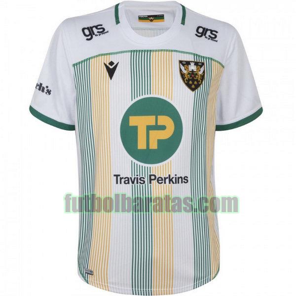 camiseta northampton saints 2020-2021 blanco segunda