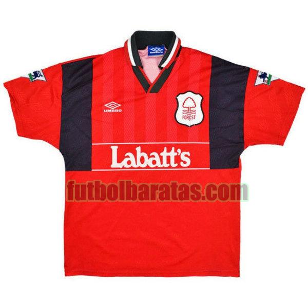 camiseta nottingham forest 1994-1996 rojo primera