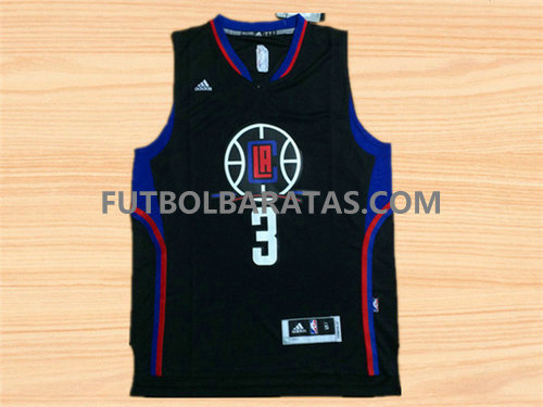 camiseta numbro Paul 3 los angeles clippers 2017 negro