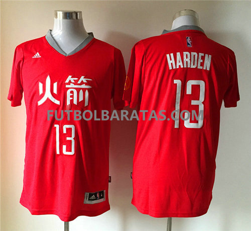 camiseta numero Harden 13 houston rockets 2017 roja