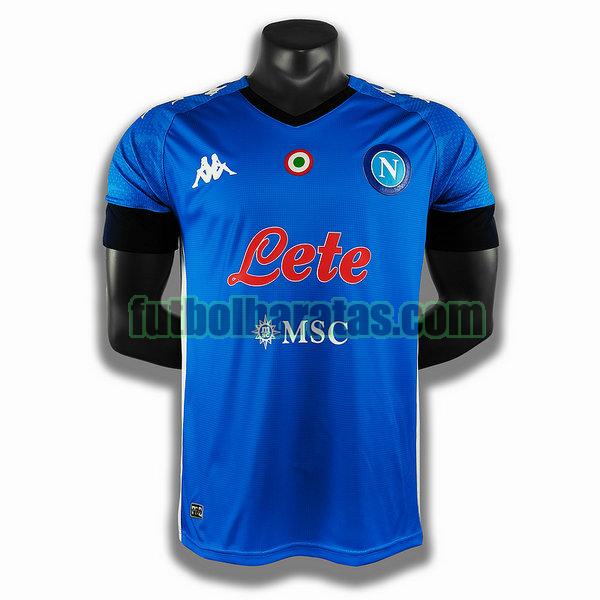 camiseta nápoles 2020-2021 azul primera player