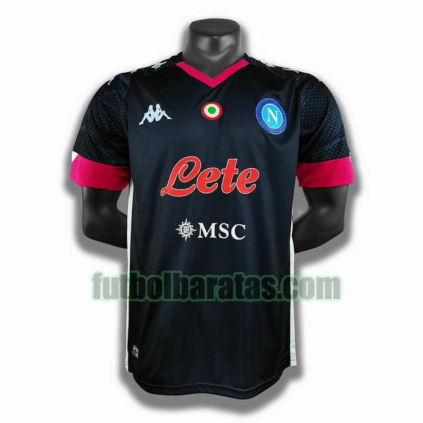 camiseta nápoles 2020-2021 negro tercera player