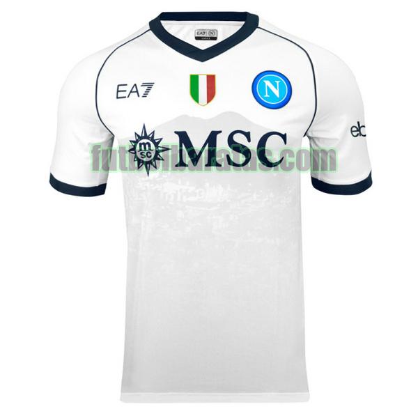 camiseta nápoles 2023 2024 blanco segunda