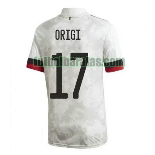 camiseta origi 17 bélgica 2020-2021 blanco segunda