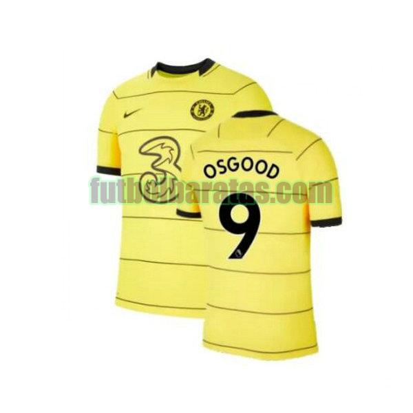 camiseta osgood 9 chelsea 2021 2022 amarillo tercera