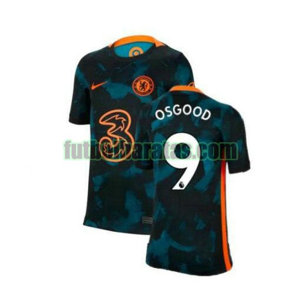 camiseta osgood 9 chelsea 2021 2022 verde segunda