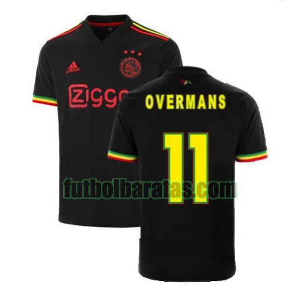 camiseta overmans 11 ajax 2021 2022 negro tercera