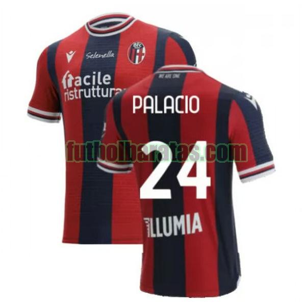camiseta palacio 24 bologna 2021 2022 rojo azul primera