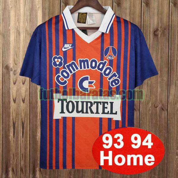 camiseta paris saint germain 1993-1994 azul primera