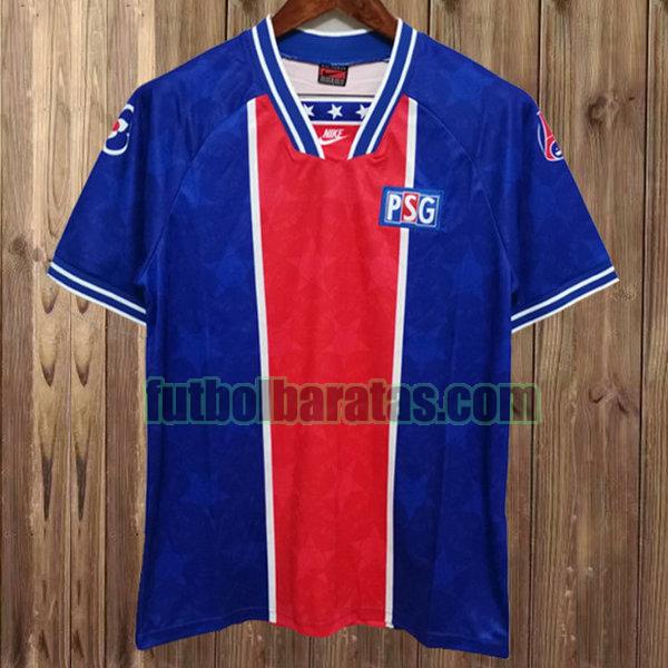 camiseta paris saint germain 1994-1995 azul primera