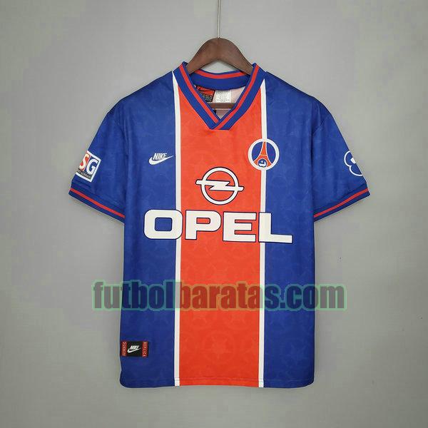 camiseta paris saint germain 1995 1996 azul primera