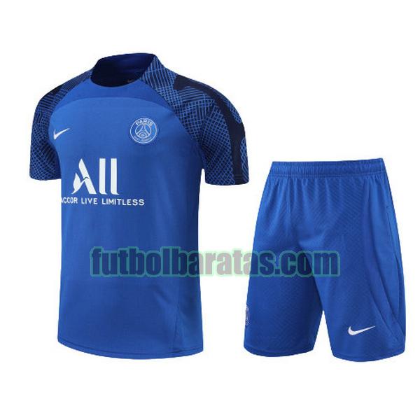 camiseta paris saint germain 2022 2023 azul training conjunto