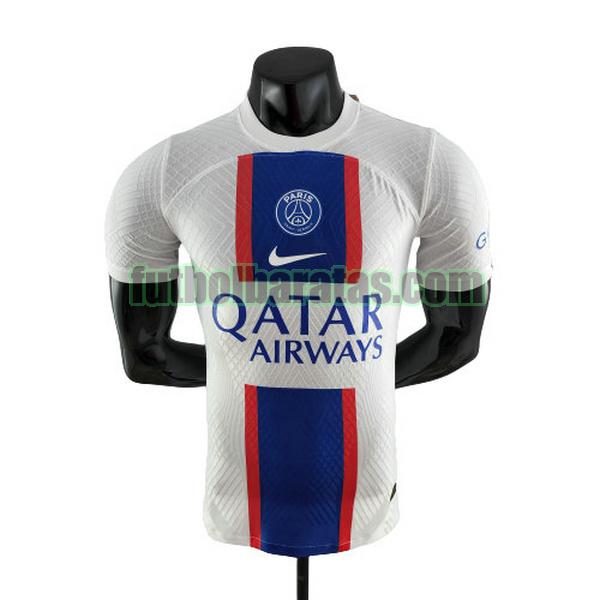 camiseta paris saint germain 2022 2023 blanco segunda player