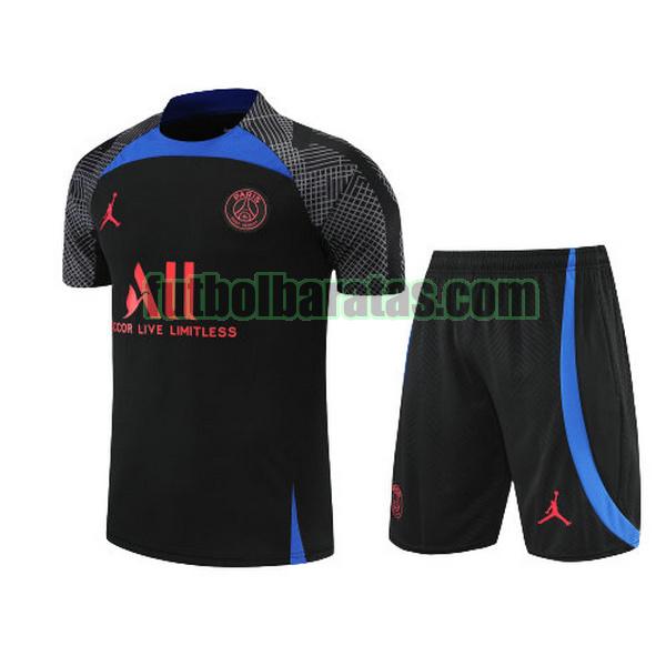 camiseta paris saint germain 2022 2023 negro training conjunto