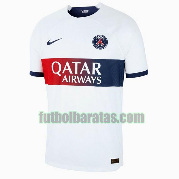 camiseta paris saint germain 2023 2024 blanco segunda