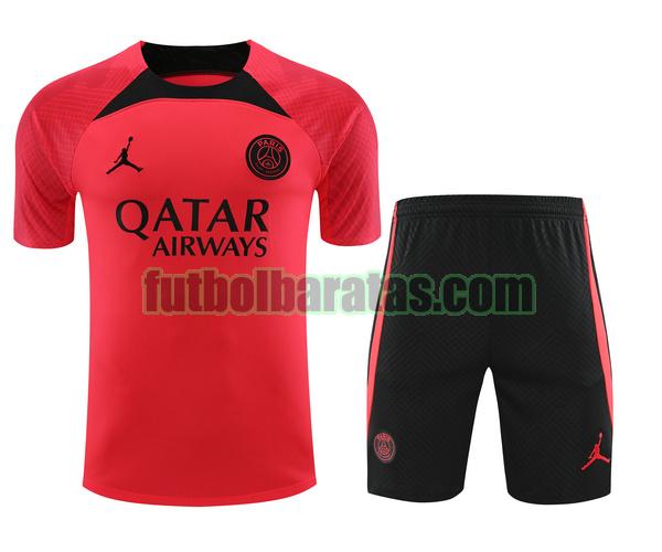 camiseta paris saint germain 2023 2024 rosa training conjunto