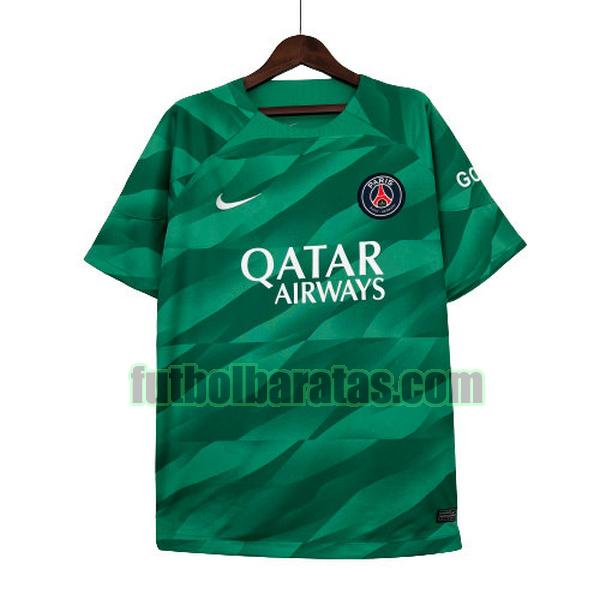 camiseta paris saint germain 2023 2024 verde portero