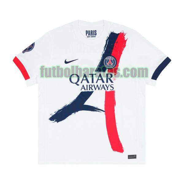 camiseta paris saint germain 2024 2025 blanco segunda