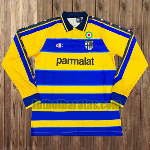 camiseta parma 1999-2000 amarillo primera ml