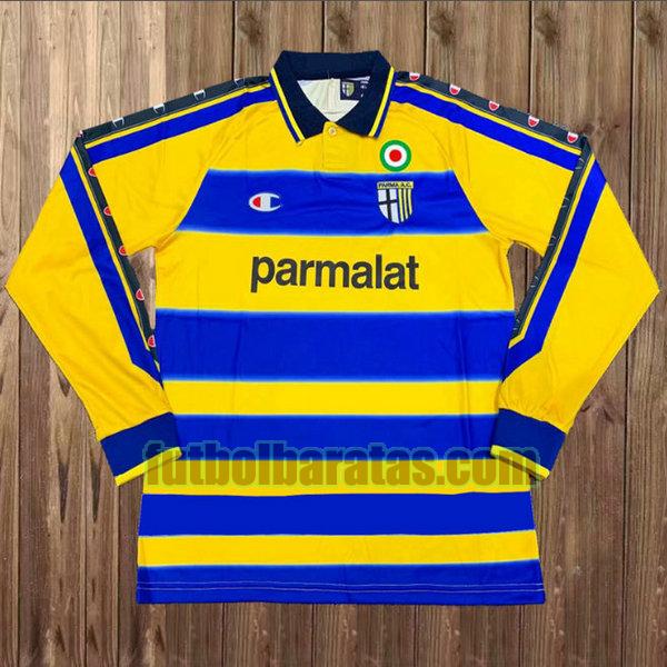 camiseta parma 1999-2000 amarillo primera ml