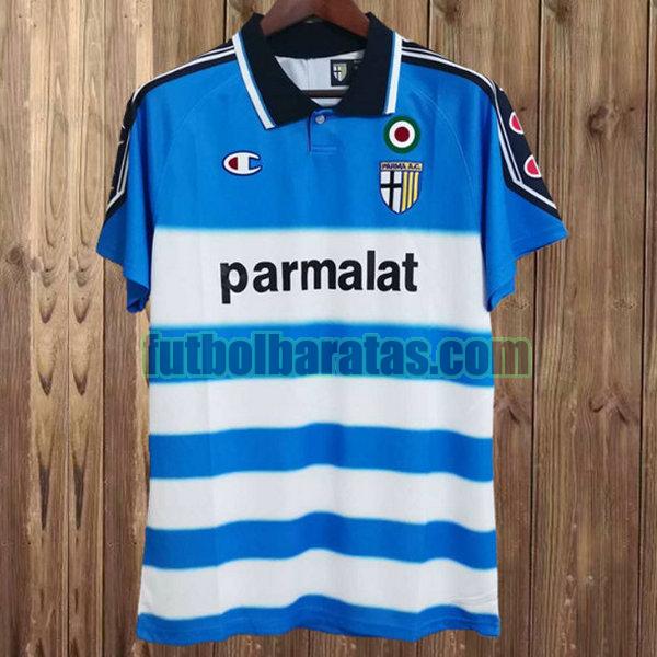 camiseta parma 1999-2000 azul portero