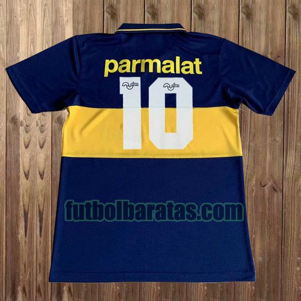 camiseta parmalat 10 boca juniors 1994-1995 azul primera