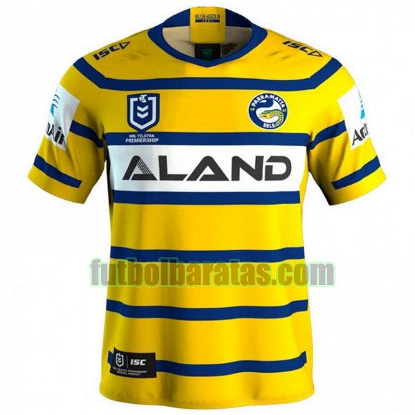 camiseta parramatta eels 2019 amarillo segunda