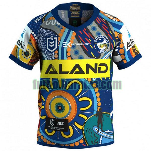 camiseta parramatta eels 2020 azul indigenous