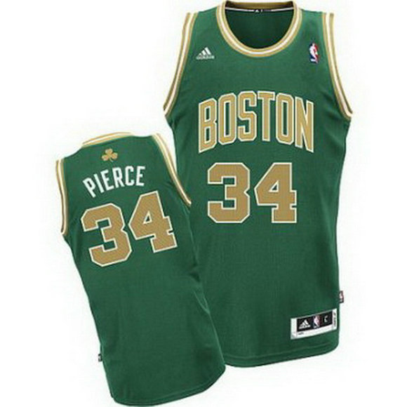 camiseta paul pierce 34 boston celtics rev30 dorado