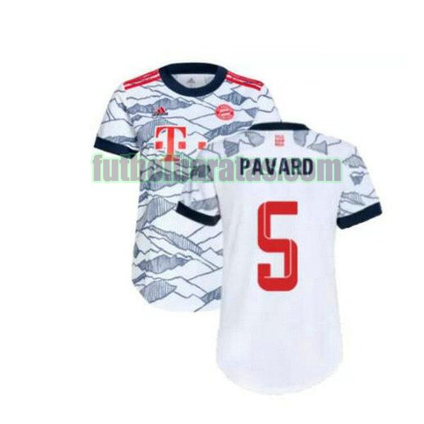 camiseta pavard 5 bayern munich 2021 2022 gris tercera