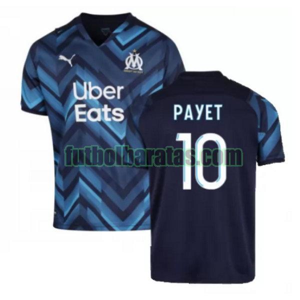 camiseta payet 10 marsella 2021 2022 azul segunda