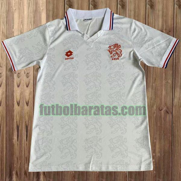 camiseta países bajos 1994 blanco segunda