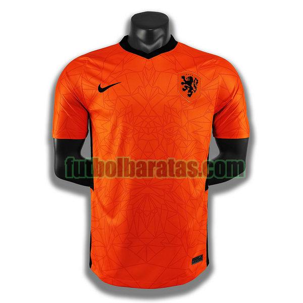 camiseta países bajos 2020-2021 naranja primera player