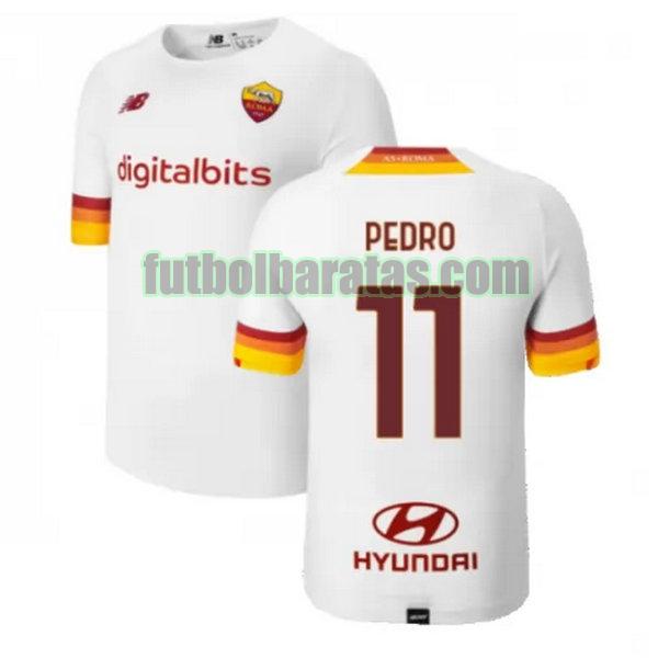 camiseta pedro 11 roma 2021 2022 blanco segunda