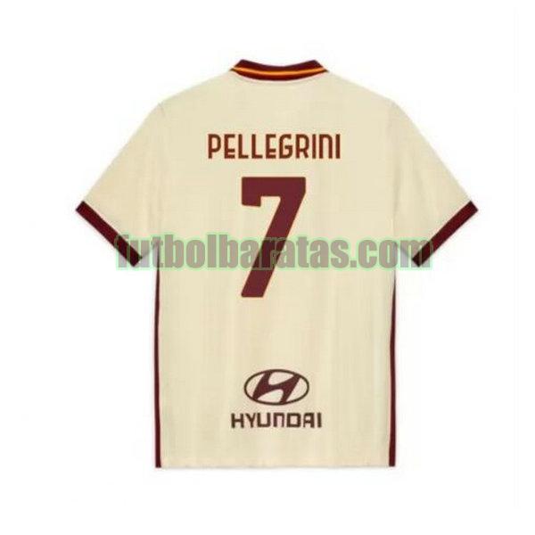 camiseta pellegrini 7 roma 2020-2021 segunda