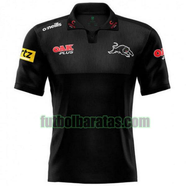 camiseta penrith panthers 2021 negro media polo