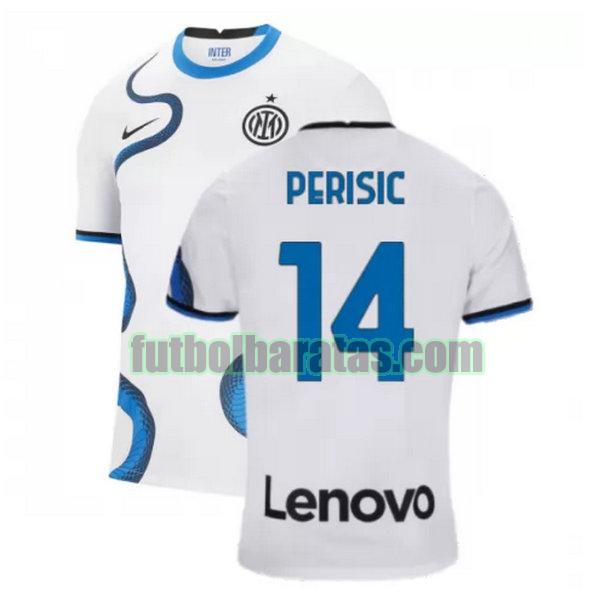 camiseta perisic 14 inter milán 2021 2022 blanco segunda