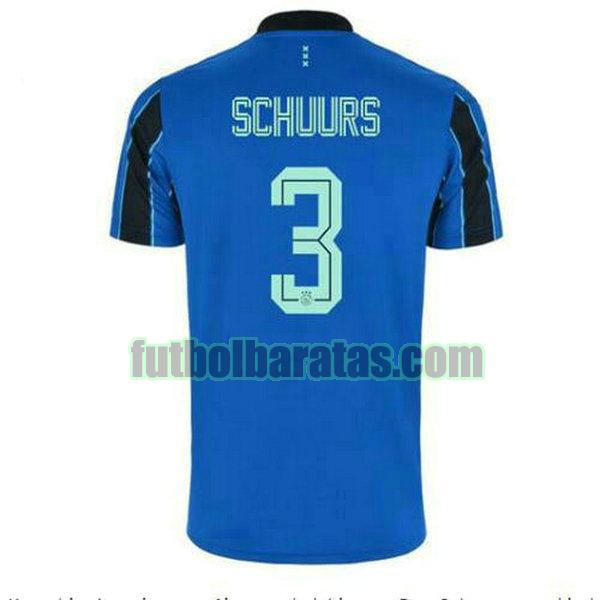 camiseta perr schuurs 3 chelsea 2021 2022 azul segunda