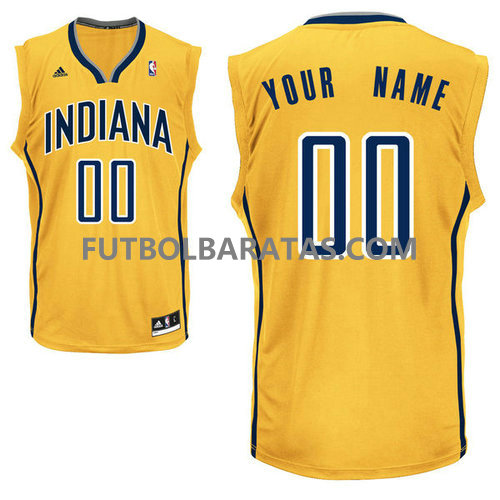 camiseta personalidad 00 indiana pacers 2017 amarillo