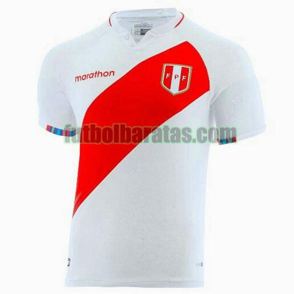 camiseta peru 2021 2022 blanco primera equipacion