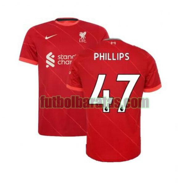 camiseta phillips 47 liverpool 2021 2022 rojo primera
