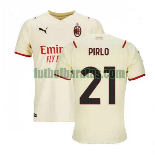 camiseta pirlo 21 ac milan 2021 2022 blanco segunda