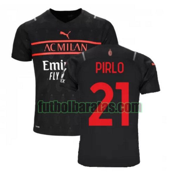 camiseta pirlo 21 ac milan 2021 2022 negro tercera