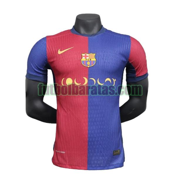 camiseta player barcelona 2024 2025 azul rojo limited edition