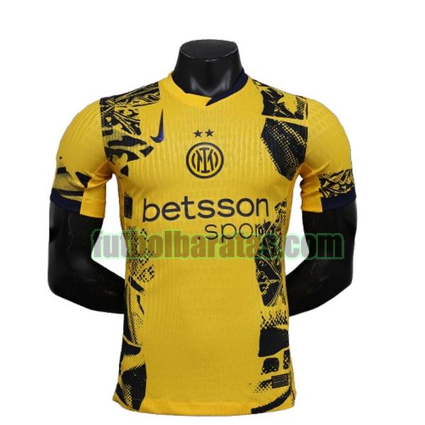 camiseta player inter milan 2024 2025 amarillo tercera